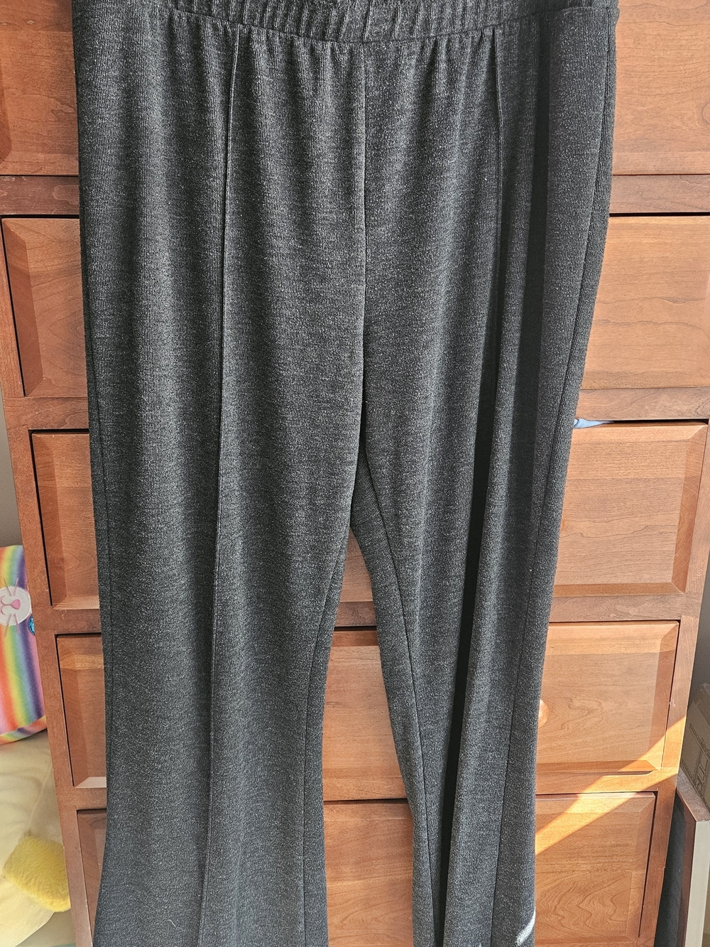 a new day Gray/Black Boot-Cut Pull-On Pants